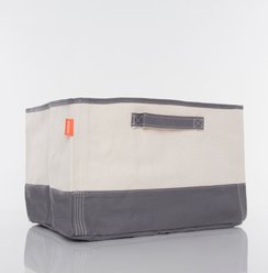 CB Station Personalized Storage Tub, Gray, Cat slide 2 of 2
