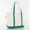 Show in main carousel: CB Station Personalized Classic Tote Bag, Emerald, Medium, Horseshoe slide 2 of 3