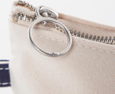 Show full view: CB Station Personalized Make Up Bag, Navy, Horseshoe slide 4 of 4