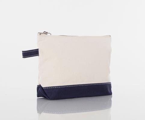 Show full view: CB Station Personalized Make Up Bag, Navy, Horseshoe slide 2 of 4