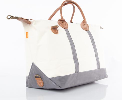 Show full view: CB Station Personalized Weekender Bag, Gray, Horseshoe slide 2 of 5