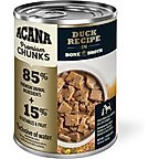 ACANA Premium Chunks Duck in Bone Broth Grain-Free Wet Dog Food, 12.8-oz can, case of 12