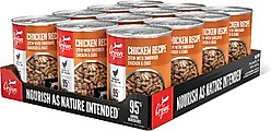 ORIJEN Real Meat Shreds Chicken Stew Wet Dog Food, 12.8-oz can, case of 12 slide 2 of 8