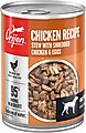 ORIJEN Real Meat Shreds Chicken Stew Wet Dog Food, 12.8-oz can, case of 12