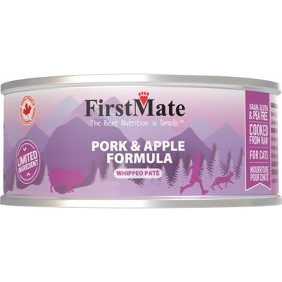 Firstmate Firstmate Limited Ingredient Pork & Apple Pate Wet Cat Food, 3.2-oz can, case of 24