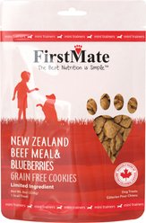 Firstmate Mini Beef with Blueberry Crunchy Dog Treats, 8-oz bag