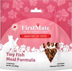 Firstmate Tiny Fish Crunchy Cat Treats, 3-oz bag