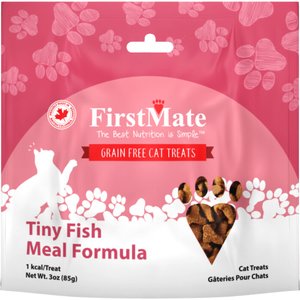 Firstmate Tiny Fish Crunchy Cat Treats, 3-oz bag