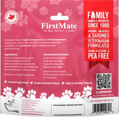 Show full view: Firstmate Tiny Fish Crunchy Cat Treats, 3-oz bag slide 3 of 3
