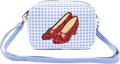 Show full view: Buckle-Down Wizard of Oz Dorothy Sequined Ruby Slippers with Toto Dog Walking Bag slide 4 of 6