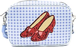 Buckle-Down Wizard of Oz Dorothy Sequined Ruby Slippers with Toto Dog Walking Bag