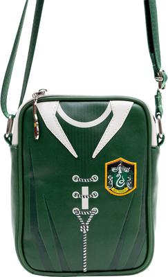 Show full view: Buckle-Down Harry Potter Hogwarts Slytherin Quidditch Uniform Dog Walking Bag slide 4 of 6