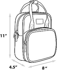 Buckle-Down Harry Potter Hogwarts School of Witchcraft & Wizardry Dog Walking Bag slide 2 of 7