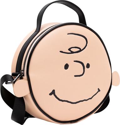 Show full view: Buckle-Down Peanuts Charlie Brown Smiling Face Dog Walking Bag slide 3 of 6