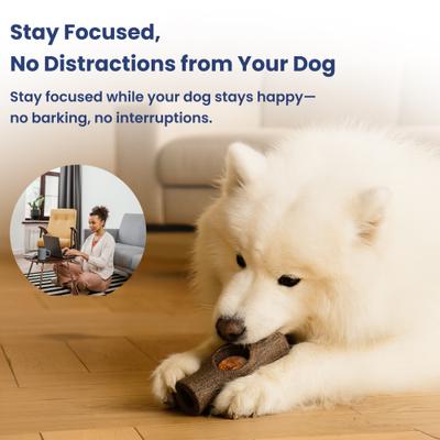 Show full view: PawsPik 3-in-1 Tree-Stump Interactive Frozen Dog Treat Toy, Brown, Small slide 7 of 12