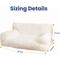 Show in main carousel: PawsPik Plush Support Sofa Bed for Dogs & Cats, White slide 5 of 11
