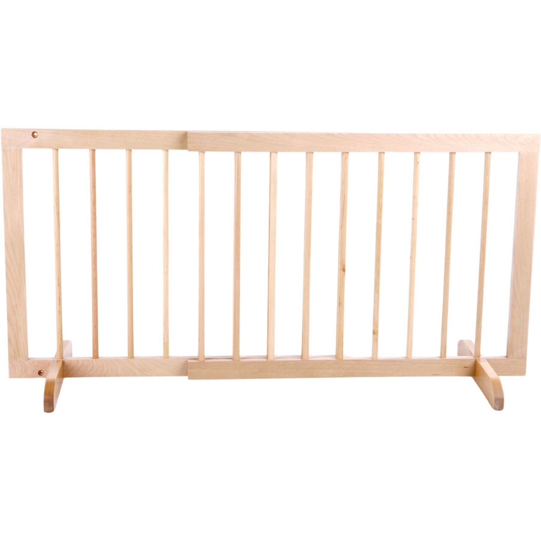 Cardinal Gates Step Over Wood Dog Gate, Natural
