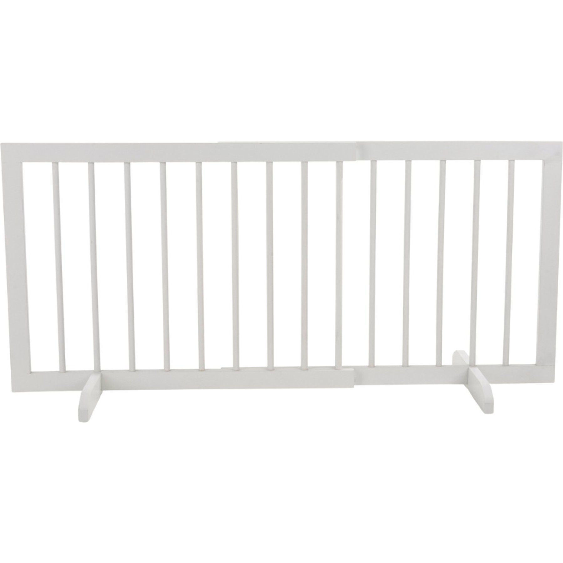 Cardinal Gates Step Over Wood Dog Gate, White