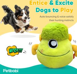 Petbobi The Veggie Scout Bobby Interactive Squeaky Dog Plush Toy, Green slide 2 of 6