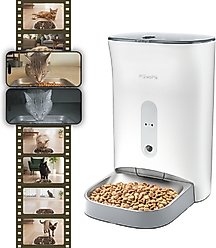 PawsPik NutriWatch Automatic Smart Pet Feeder with Camera, 19-cup