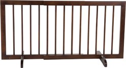 Cardinal Gates Step Over Wood Dog Gate, Walnut