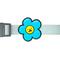 Show in main carousel: Jiby Dog Crew Daisy Jiby Dog Collar Accessory, Blue slide 1 of 4