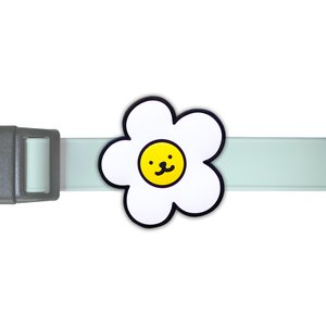 Jiby Dog Crew Daisy Jiby Dog Collar Accessory, White