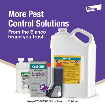 Show full view: Elanco Cydectin 0.1% Drench Dewormer, 4-L slide 6 of 6