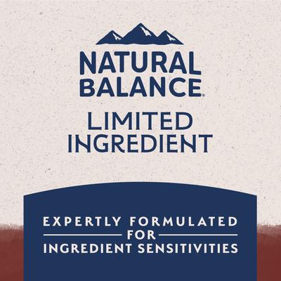 Show full view: Natural Balance Limited Ingredient Beef & Brown Rice Recipe Dry Dog Food, 12-lb bag slide 9 of 11