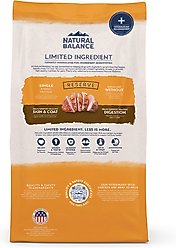 Natural Balance Limited Ingredient Reserve Grain-Free Duck & Potato Recipe Dry Dog Food, 22-lb bag slide 2 of 8