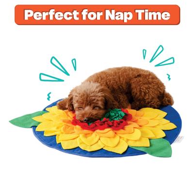 Show full view: LuftPets Sunflower Snuffle Mat Dog & Cat Foraging Toy slide 7 of 11