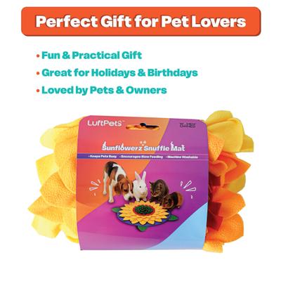 Show full view: LuftPets Sunflower Snuffle Mat Dog & Cat Foraging Toy slide 8 of 11