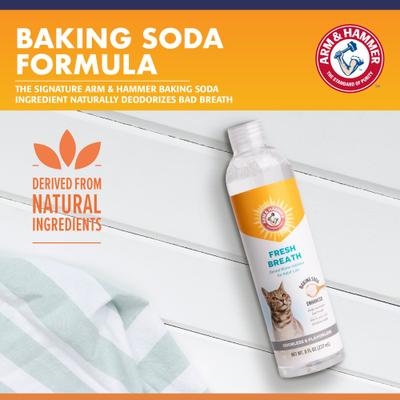 Show full view: Arm & Hammer Products Fresh Breath Unflavored Cat Dental Water Additive, 8-fl oz bottle slide 6 of 10