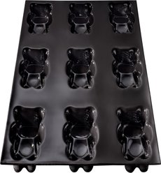 Flexipan 9 Teddy Bears Non Stick Mold, Black slide 2 of 4