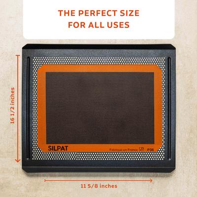 Show full view: Silpat Bread US Half Size Mat, Black slide 4 of 4