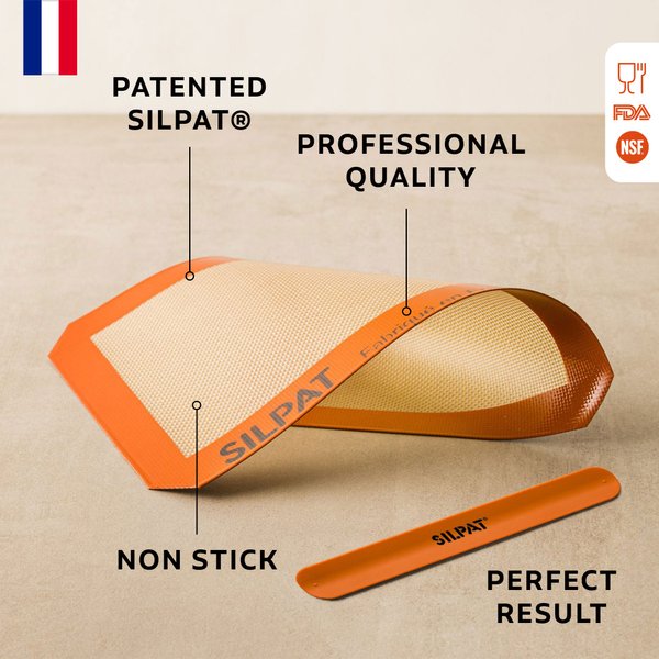 Show full view: Silpat US Half Size Mat & Silband, Black slide 2 of 4