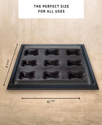 Show full view: Flexipan Dog Bone Homemade Treat Non Stick Mold, Black slide 3 of 4