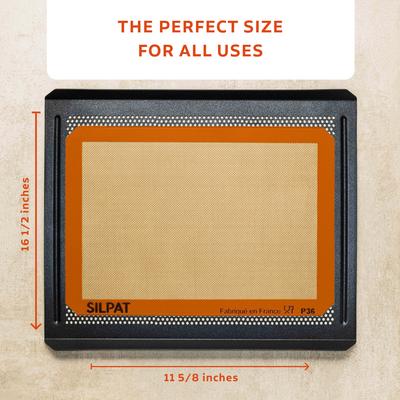 Show full view: Silpat US Half Size Mat & Silband, Black slide 4 of 4