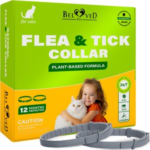 Beloved Pets Natural Flea & Tick Collar for Cats, 2 count