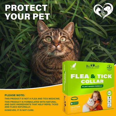Show full view: Beloved Pets Natural Flea & Tick Collar for Cats, 1 count slide 7 of 8