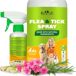 Beloved Pets Natural Flea & Tick Home Spray for Dogs & Cats, 8.5-fl oz bottle