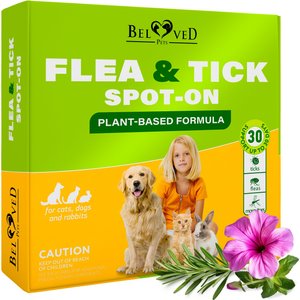 Beloved Pets Flea & Tick Prevention Spot Treatment for Small Dogs & Cats, 7.5-ml drops