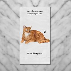 E&S PETS Orange Tabby Cat Cotton Kitchen Towel slide 2 of 6