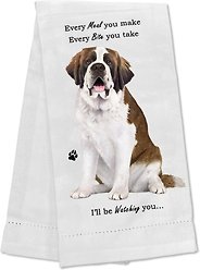 E&S PETS Saint Bernard Cotton Kitchen Towel