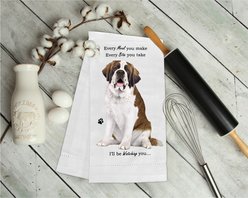 E&S PETS Saint Bernard Cotton Kitchen Towel slide 2 of 6