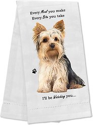 E&S PETS Yorkie Cotton Kitchen Towel