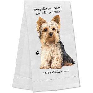 E&S PETS Yorkie Cotton Kitchen Towel