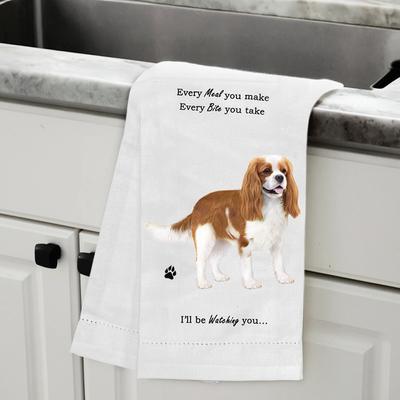 Show full view: E&S PETS King Charles Cavalier Cotton Kitchen Towel slide 5 of 6
