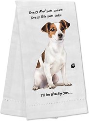 E&S PETS Jack Russell Cotton Kitchen Towel