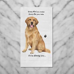 E&S PETS Golden Retriever Cotton Kitchen Towel slide 2 of 6